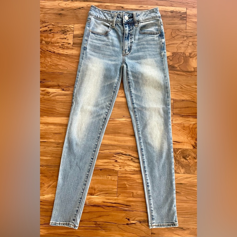 American Eagle Outfitters Super Stretch Denim Jegging Jeans size 00 short